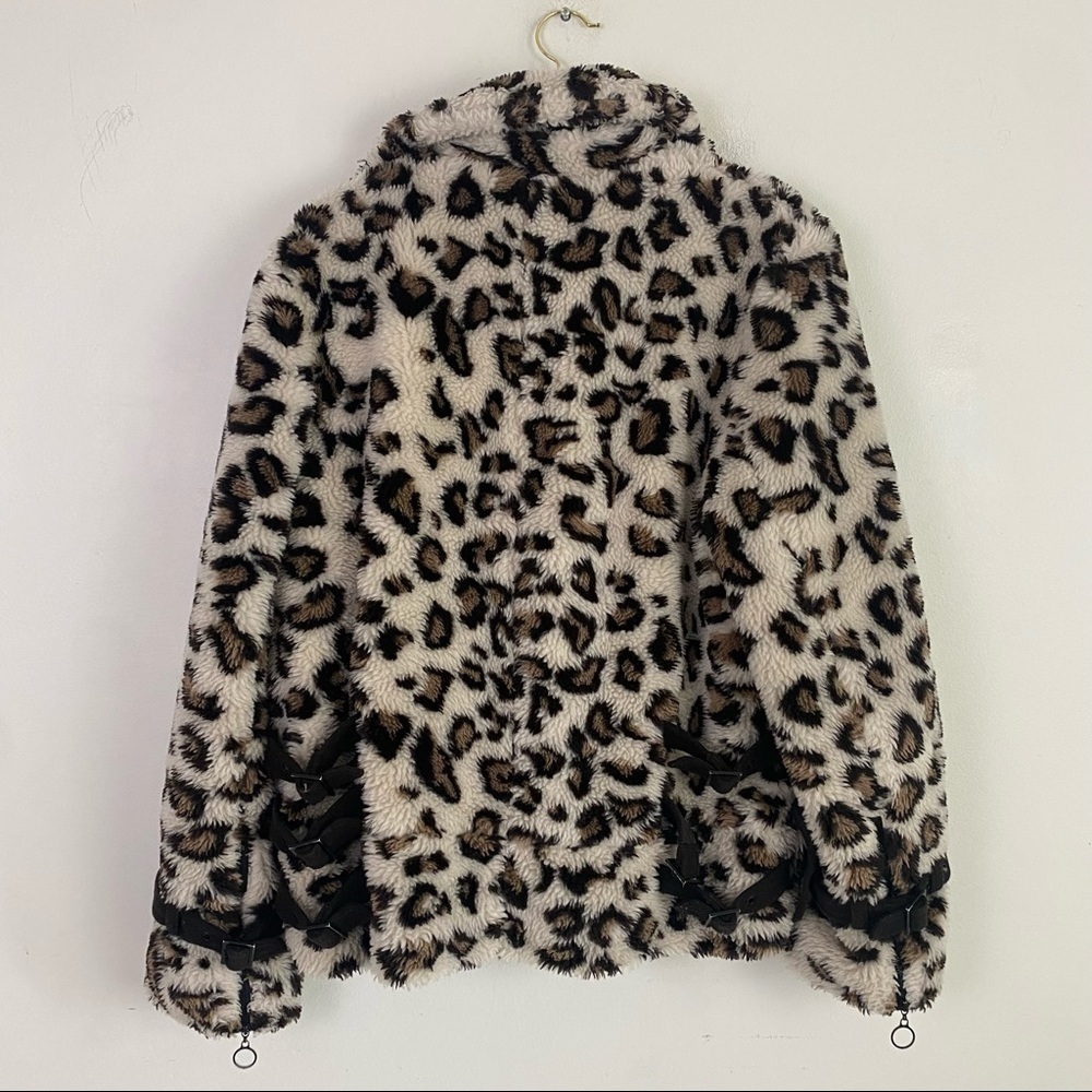 JONATHAN SIMKHAI leopard fuzzy COAT - image 10